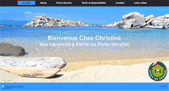 Desktop Screenshot of chezchristine.fr