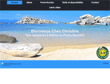 Tablet Screenshot of chezchristine.fr